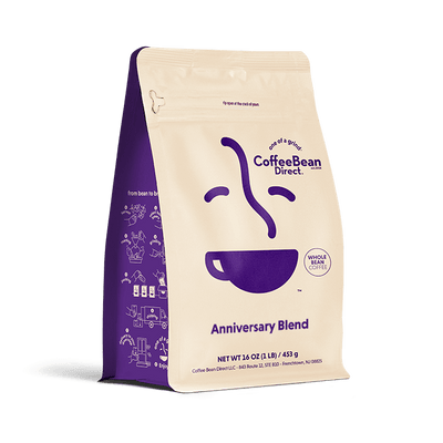Coffee Bean Direct Anniversary Blend 1-lb coffee bag