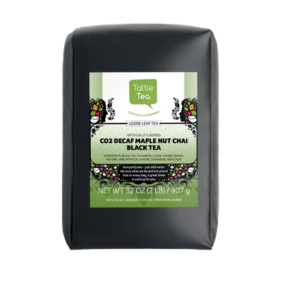 Coffee Bean Direct/Tattle Tea CO2 Decaf Maple Nut Chai Black Tea 2lb bag