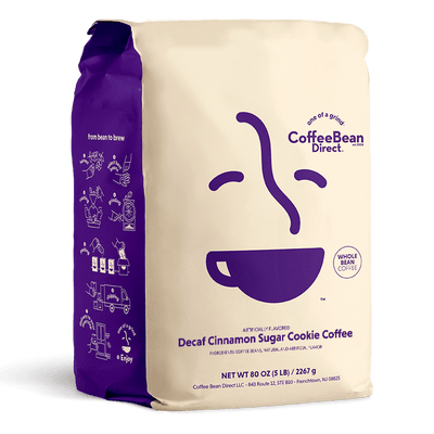 Coffee Bean Direct Decaf Cinnamon Sugar Cookie flavored coffee 5-lb bag