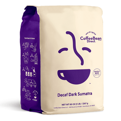 Coffee Bean Direct Decaf Dark Sumatra 5-lb bag