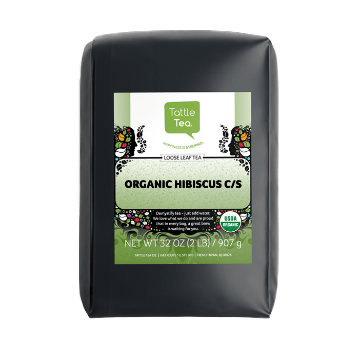 Coffee Bean Direct/Tattle Tea Organic Hibiscus C/S 2-lb bag