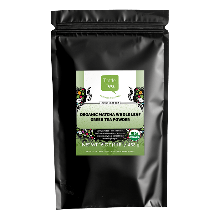 Coffee Bean Direct/Tattle Tea Organic Matcha Whole Leaf Green Tea Powder 1-lb bag