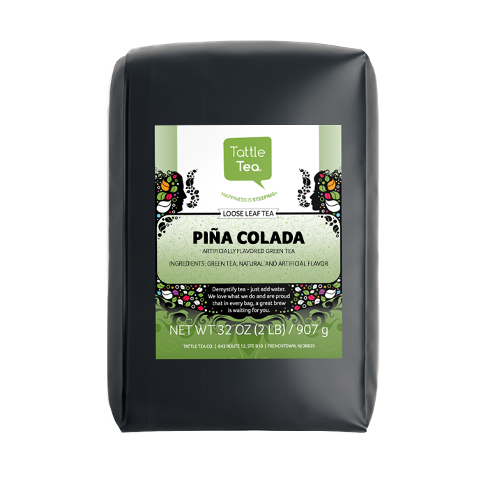 Coffee Bean Direct/Tattle Tea Pina Colada Flavored Green Tea 2-lb bag