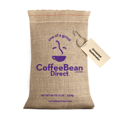 Coffee Bean Direct Unroasted Guatemalan 5lb burlap